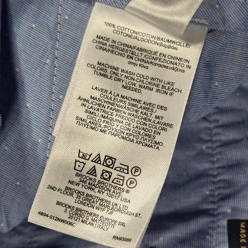 Brooks Brothers Bermuda Shorts Mens 40 Blue Coral Print Cotton Chino 10